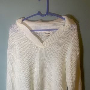 Soft Oversized Collared Sweatshirt (Takara)